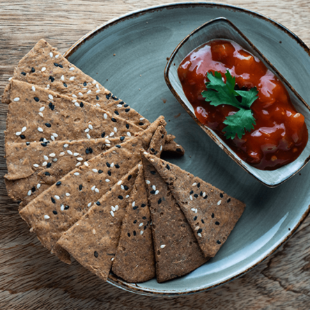 Grain Free Lavash Crackers – 100gms