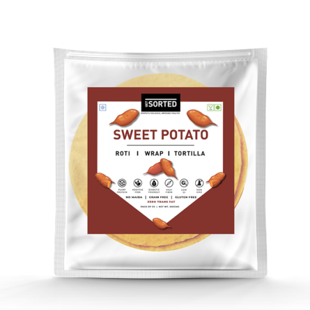 Sweet Potato Roti